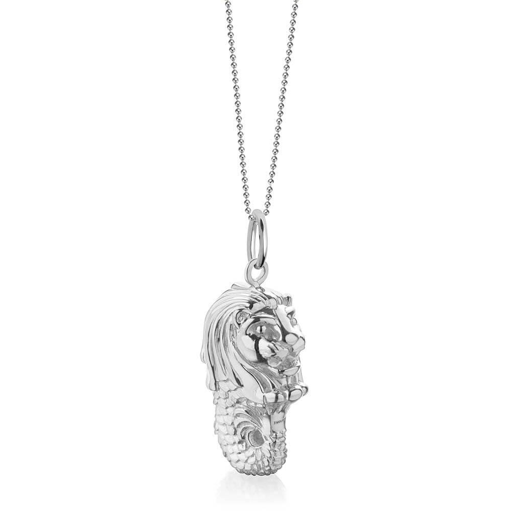 Merlion Charm Singapore Silver – JET SET CANDY