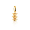 Pagoda Charm, Solid Gold Mini