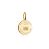 Turkey Passport Stamp Charm, Solid Gold Mini