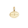 UAE United Arab Emirates Passport Stamp Charm Solid Gold Mini
