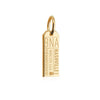 Solid Gold Mini Nashville Charm, BNA Luggage Tag - JET SET CANDY  (2283814387770)