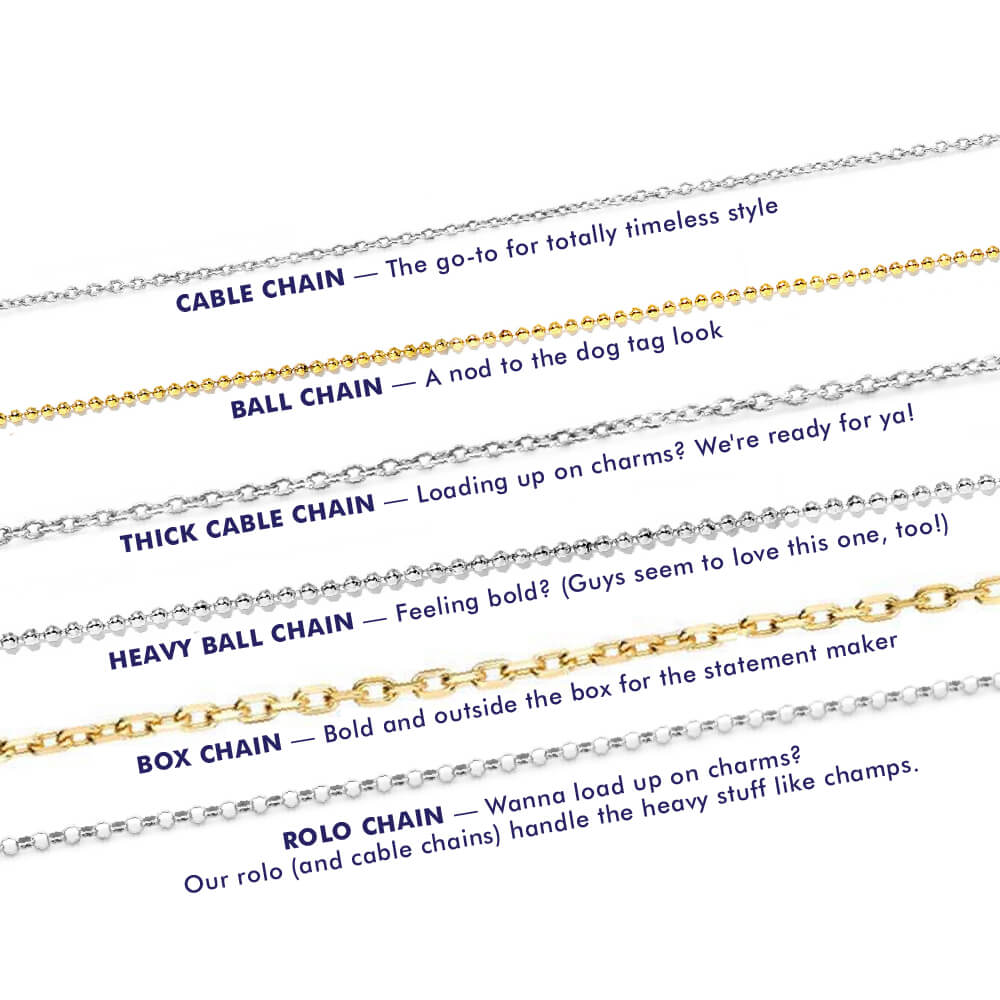 Silver Box Chain, 24