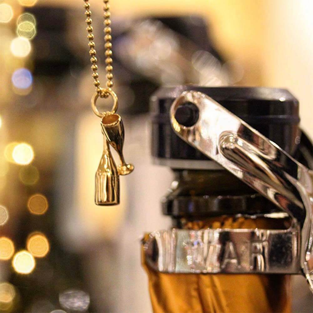 Gold Champagne Charm - JET SET CANDY (1720169922618)