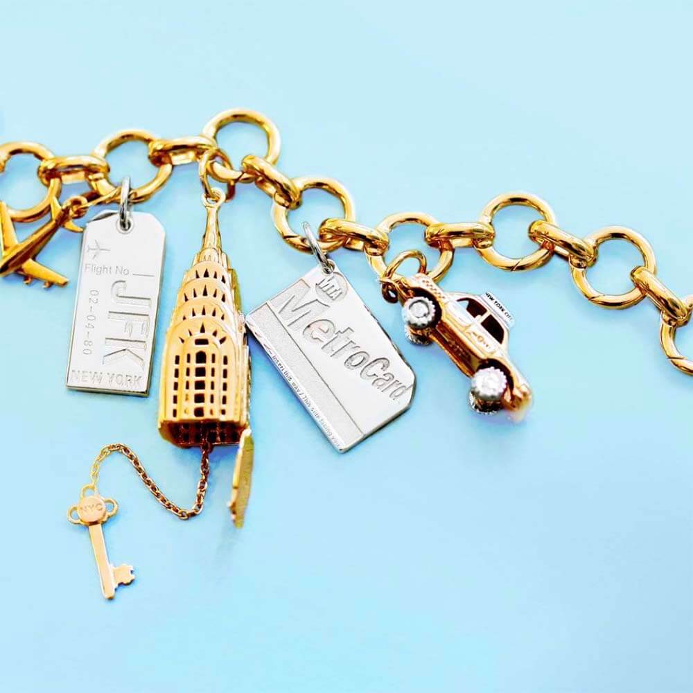 NYC MetroCard Charm | Sterling Silver Charm – JET SET CANDY