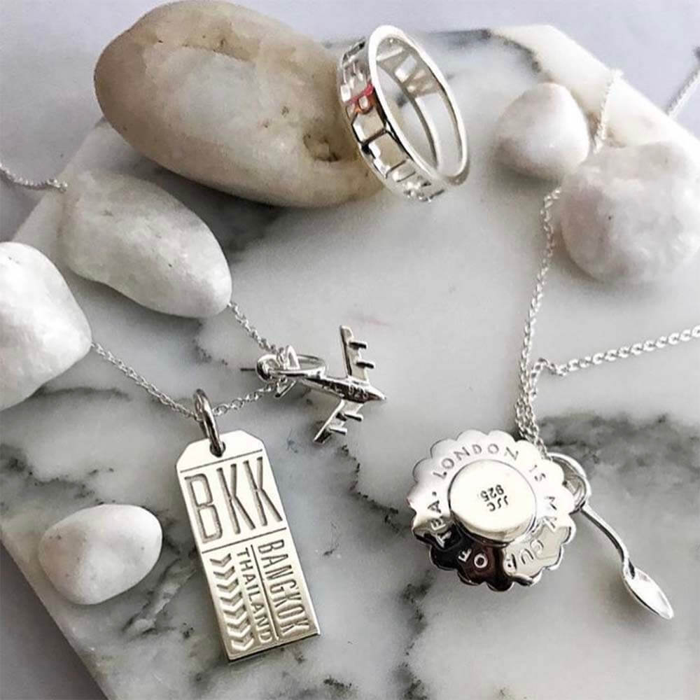 Silver London Charm, Tea Cup - JET SET CANDY (1720169431098)