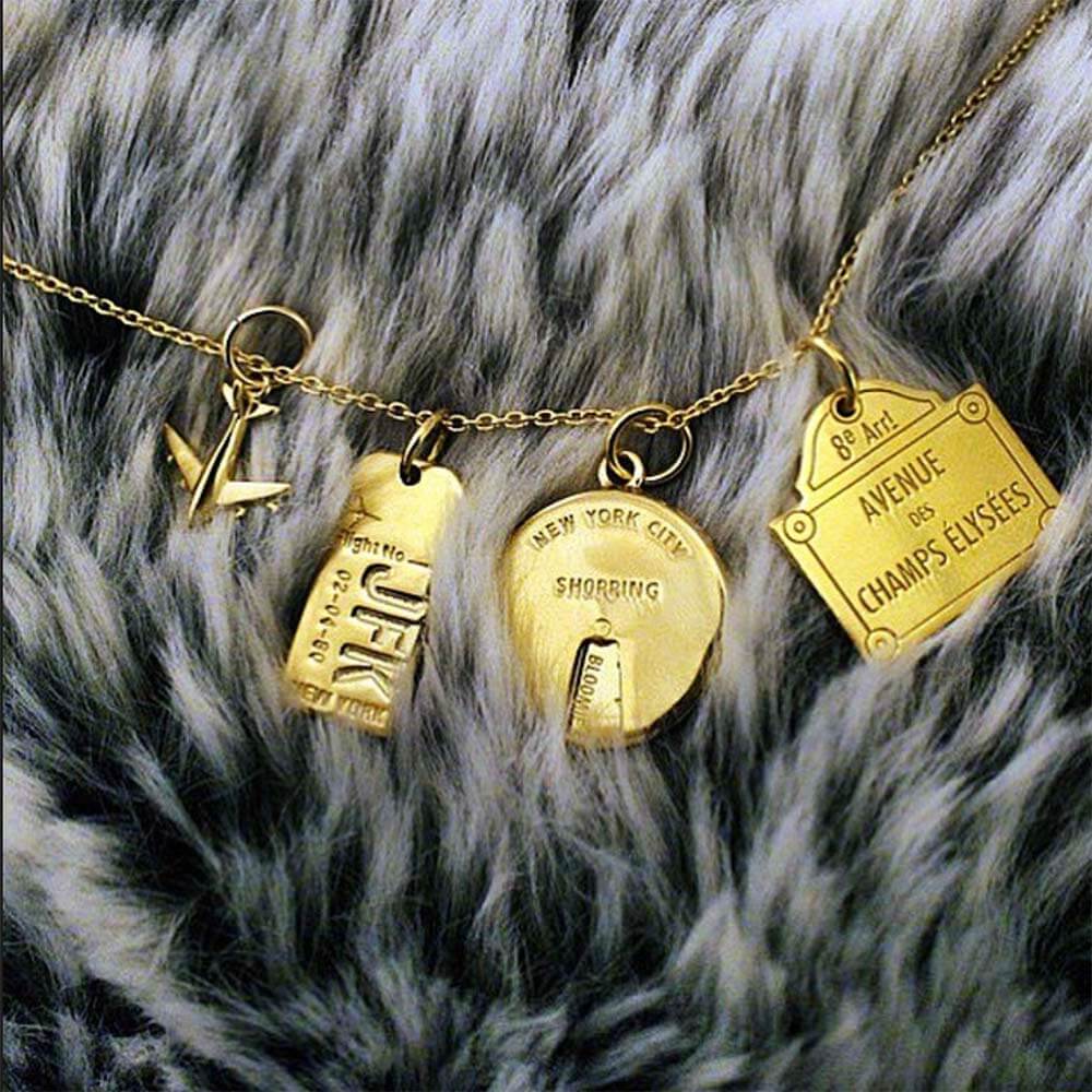 Solid Gold NYC Planner Spinner Charm - JET SET CANDY (6108521005240)