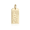 Gold Travel Charm, DAR Tanzania Luggage Tag - JET SET CANDY  (1720188698682)