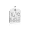 Silver Tel Aviv Charm, TLV Luggage Tag - JET SET CANDY  (2283832639546)