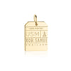 Koh Samui Thailand USM Luggage Tag Charm Solid Gold