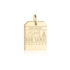 Solid Gold Asia Charm, USM Koh Samui Luggage Tag - JET SET CANDY  (1720193450042)