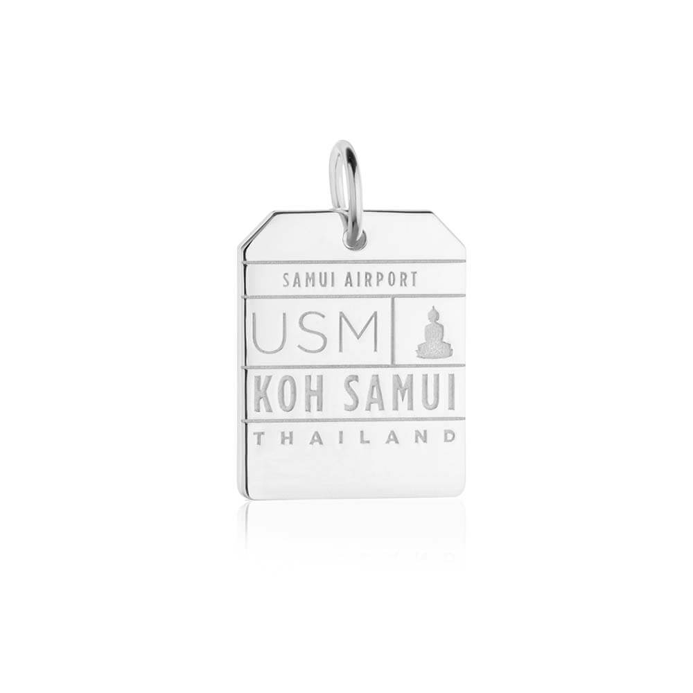 Silver Asia Charm, USM Koh Samui Luggage Tag - JET SET CANDY  (1720193417274)