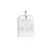 Koh Samui Thailand USM Luggage Tag Charm Silver