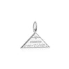 Afghanistan Passport Stamp Charm Silver