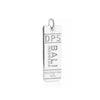 Silver Asia Charm, DPS Bali Luggage Tag - JET SET CANDY  (1720191221818)