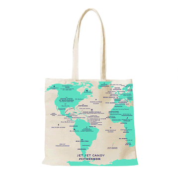 Map of Mom Large Tote