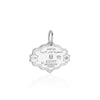 Egypt Passport Stamp Charm Silver