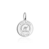 Eritrea Passport Stamp Charm Silver