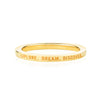 Explore Dream Discover Ring, Gold