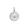 Ghana Passport Stamp Charm Silver