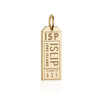Solid Gold Long Island ISP Luggage Tag Charm (4745351200856)