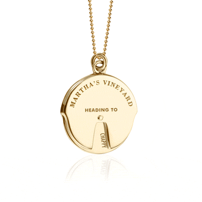 Gold Martha's Vineyard Spinner Charm (6704972202168)