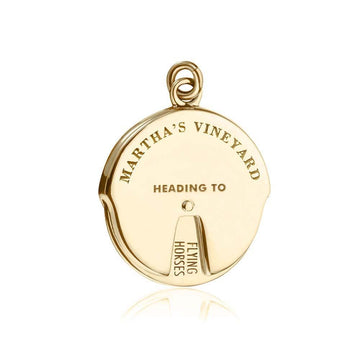 Martha's Vineyard Spinner Charm Solid Gold