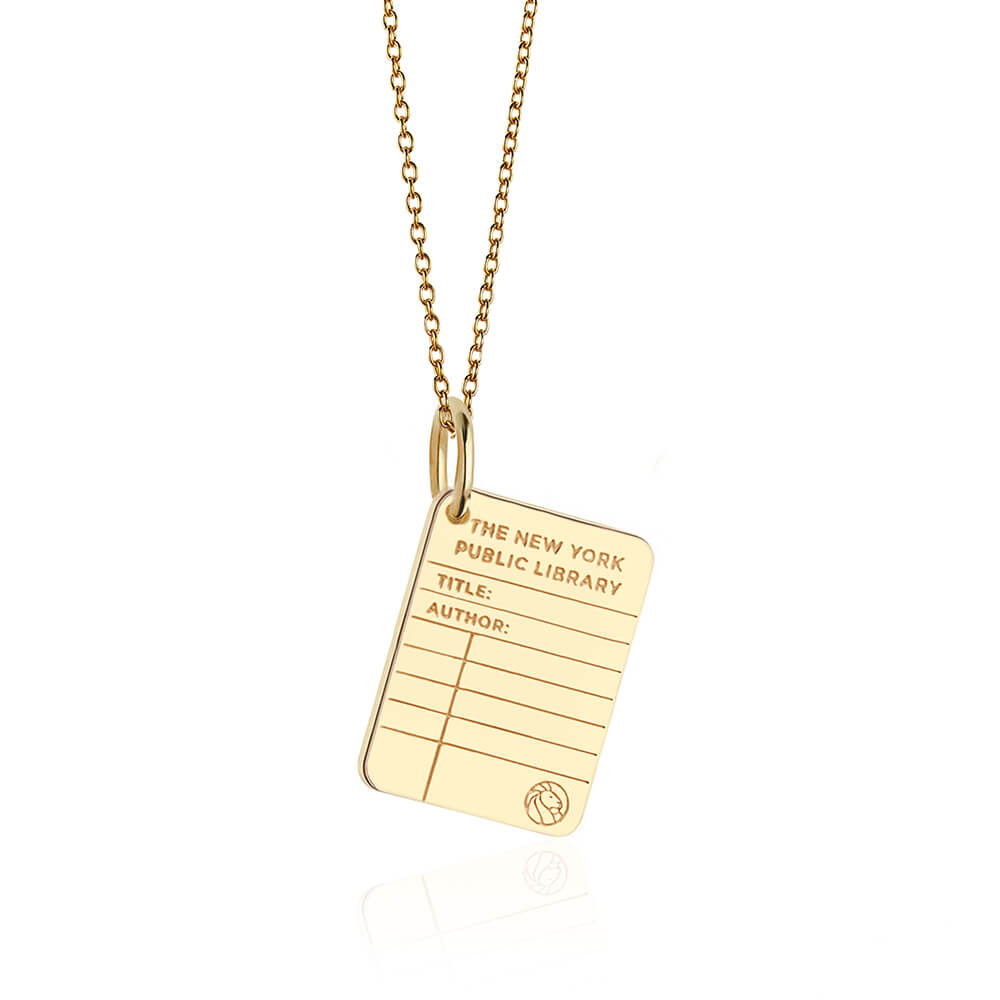 Gold New York Public Library Card (Ships Oct.) (6102447554744)