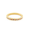 Air Mail Ring, Slim, Gold