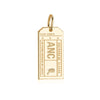 Gold USA Charm, ANC Anchorage, Alaska Luggage Tag - JET SET CANDY (1720181915706)