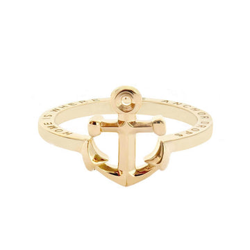 Gold Anchor Ring