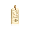 Solid Gold Colorado Charm, ASE Aspen Luggage Tag - JET SET CANDY  (4572026601560)