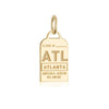 Gold USA Charm, ATL Atlanta, Georgia Luggage Tag - JET SET CANDY  (1720181424186)