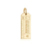 Barbados Caribbean BGI Luggage Tag Charm Gold