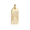 Solid Gold USA Charm, BTR Baton Rouge Luggage Tag - JET SET CANDY  (1720183324730)