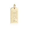 Gold USA Charm, BID Block Island Luggage Tag - JET SET CANDY  (1720193024058)