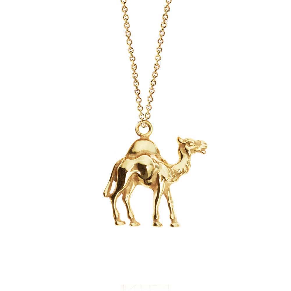 Camel Pendant Charm - 14 KT Solid Gold - New cheapest or like New -#1294B