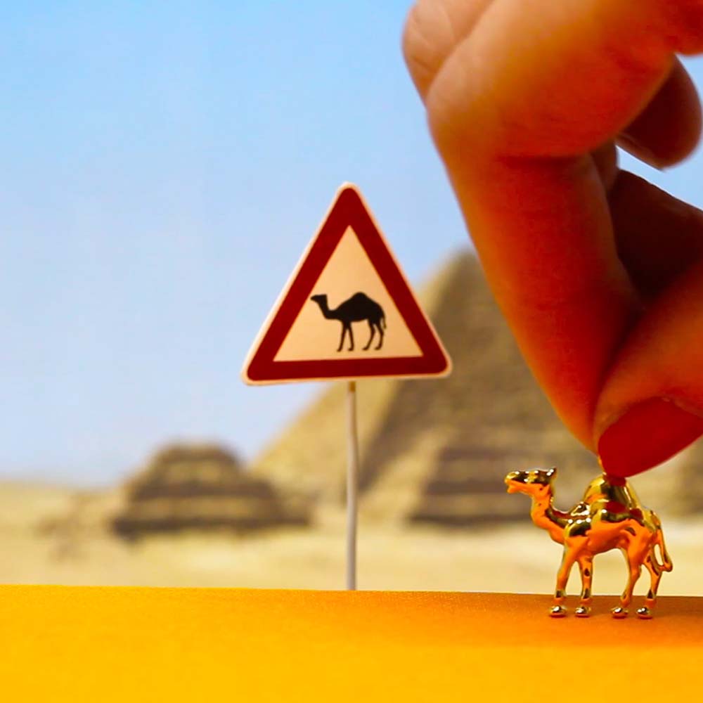 Solid Gold Camel Charm - JET SET CANDY (1720169070650)