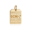 Solid Gold Cayman Islands Charm, GCM Luggage Tag - JET SET CANDY  (1720184733754)
