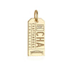 Solid Gold Chattanooga, Tennessee CHA Luggage Tag Charm - JET SET CANDY  (4477289463896)