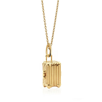 Cult Classic Suitcase Charm Solid Gold