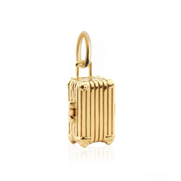 Cult Classic Suitcase Charm Solid Gold