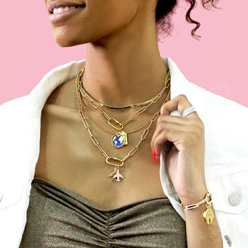 The 20" Daily Charm Necklace Bundle, Silver