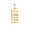 Gold USA Charm, DEN Denver, Colorado Luggage Tag - JET SET CANDY  (1720182505530)