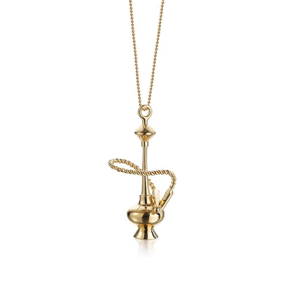 Gold Middle East Hookah Charm - JET SET CANDY  (1720172511290)