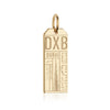 Gold Dubai Charm, DXB Luggage Tag - JET SET CANDY (7781392548088)