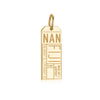 Gold Travel Charm, NAN Fij Luggage Tag - JET SET CANDY  (1720179228730)