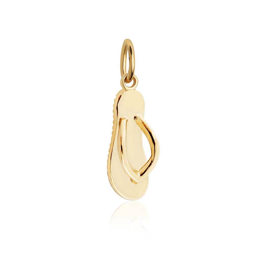 Gold Flip-Flop Charm (SHIPS JUNE) - JET SET CANDY  (1720177164346)