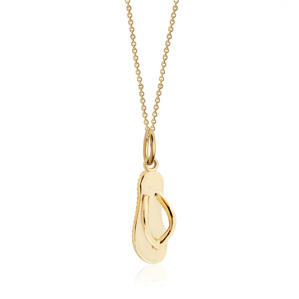 Gold Flip-Flop Charm (SHIPS JUNE) - JET SET CANDY  (1720177164346)