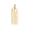 Gold USA Charm, FLL Fort Lauderdale Luggage Tag - JET SET CANDY  (2457703448634)