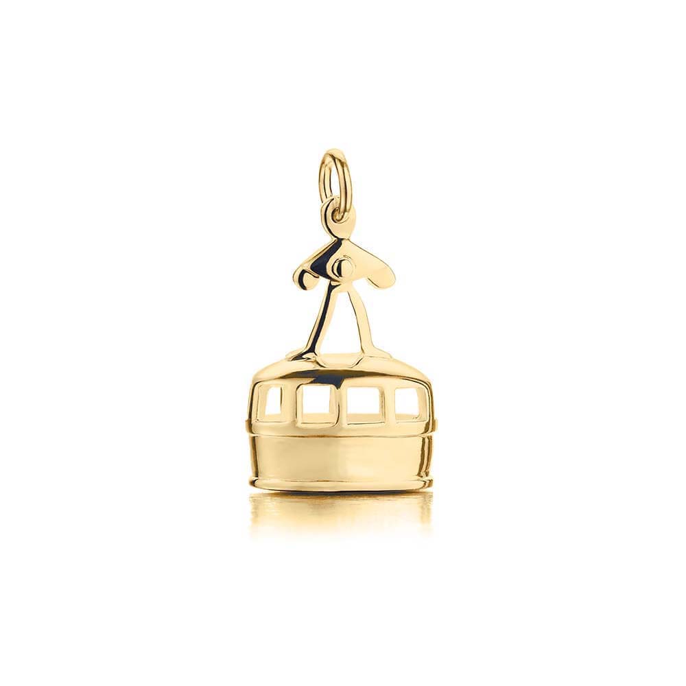 Gold Gondola Ski Charm (SHIPS JUNE) - JET SET CANDY  (1720177950778)